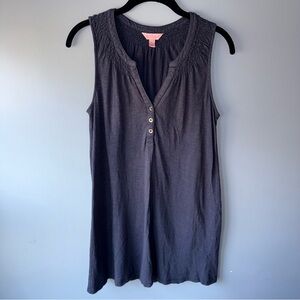 Lilly Pulitzer Women's Sleeveless Navy Blue Dress/Cover Up